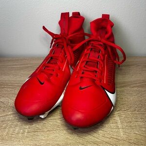 Nike Men’s Size 9.5 Vapor Edge Pro 360 2 University Red/White DA5456-616 Cleats